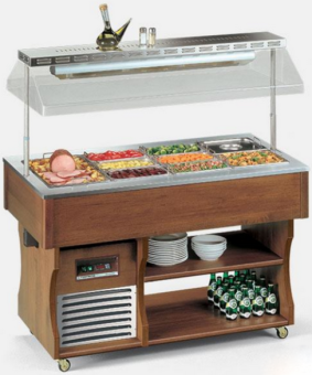 Тепловой буфет Tecfrigo ISOLA4MBM в ШефСтор (chefstore.ru)